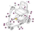 11.5AH Lithium-Ion Battery Box for Pride Go-Go Folding Scooter BAT150066 - Image 3