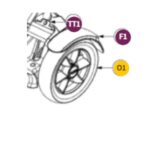 Go-Go Folding Scooter S19 Rear Wheel