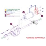 Motor transaxle and Brake Assembly - Travel Pro by Pride Mobility