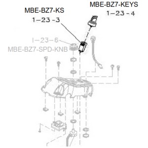 Buzzaround EX Extreme Key Switch and Keys