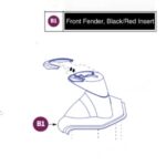 Pride Mobility Go-Go Elite Traveller SC40/E 3-wheel Front Fender Shroud Assembly SHDASMB4868 - Image 2