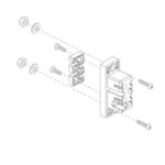 Pride Mobility Go-Go Male quick connect front 4 pin controller connector ELEASMB5687 - Image 2