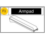 Pride Mobility Go-Go 10" Seat Armrest Pad ARM153519 - Image 3