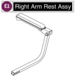Pride Mobility Go-Go Seat Armrest Assembly FRMASMB9827 / FRMASMB9828 - Image 5