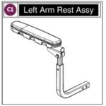 Pride Victory LX (S710LX) Armrest Assembly L-ARM145483 R-ARM145484 - Image 2