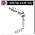 Pride Victory LX (S710LX) Armrest Assembly L-ARM145483 R-ARM145484 - Image 3