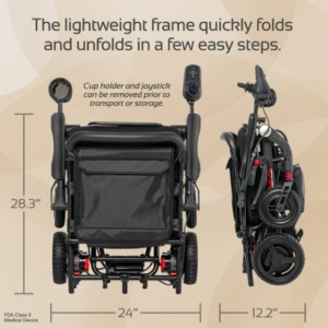 Rascal Carbon Cruiser Power Wheelchair by Mega Motion - Image 6